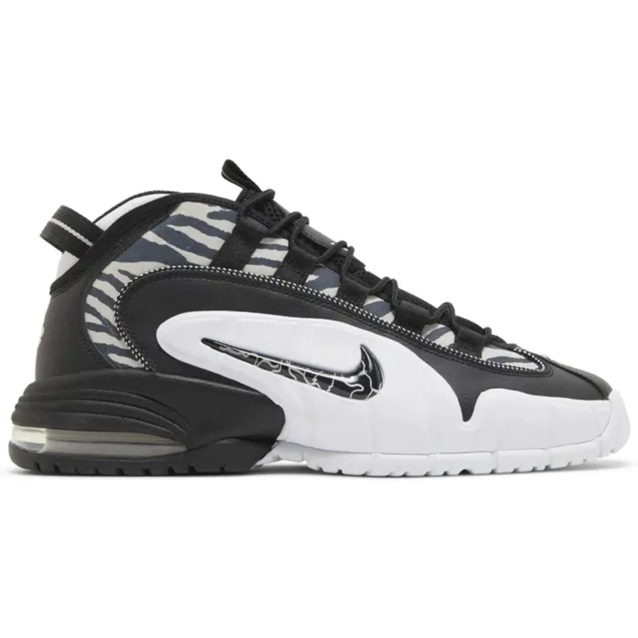 Nike Air Max Penny 1 Tiger Stripes Black White FD0783-010 Mens Fashion Shoes New