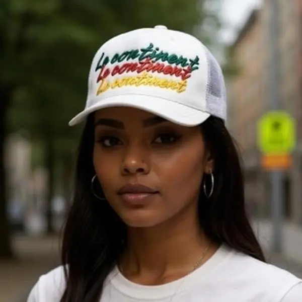 Back Shot Pro Trucker Hat Le continent -Unisex,  Unique Design with Humorous Features