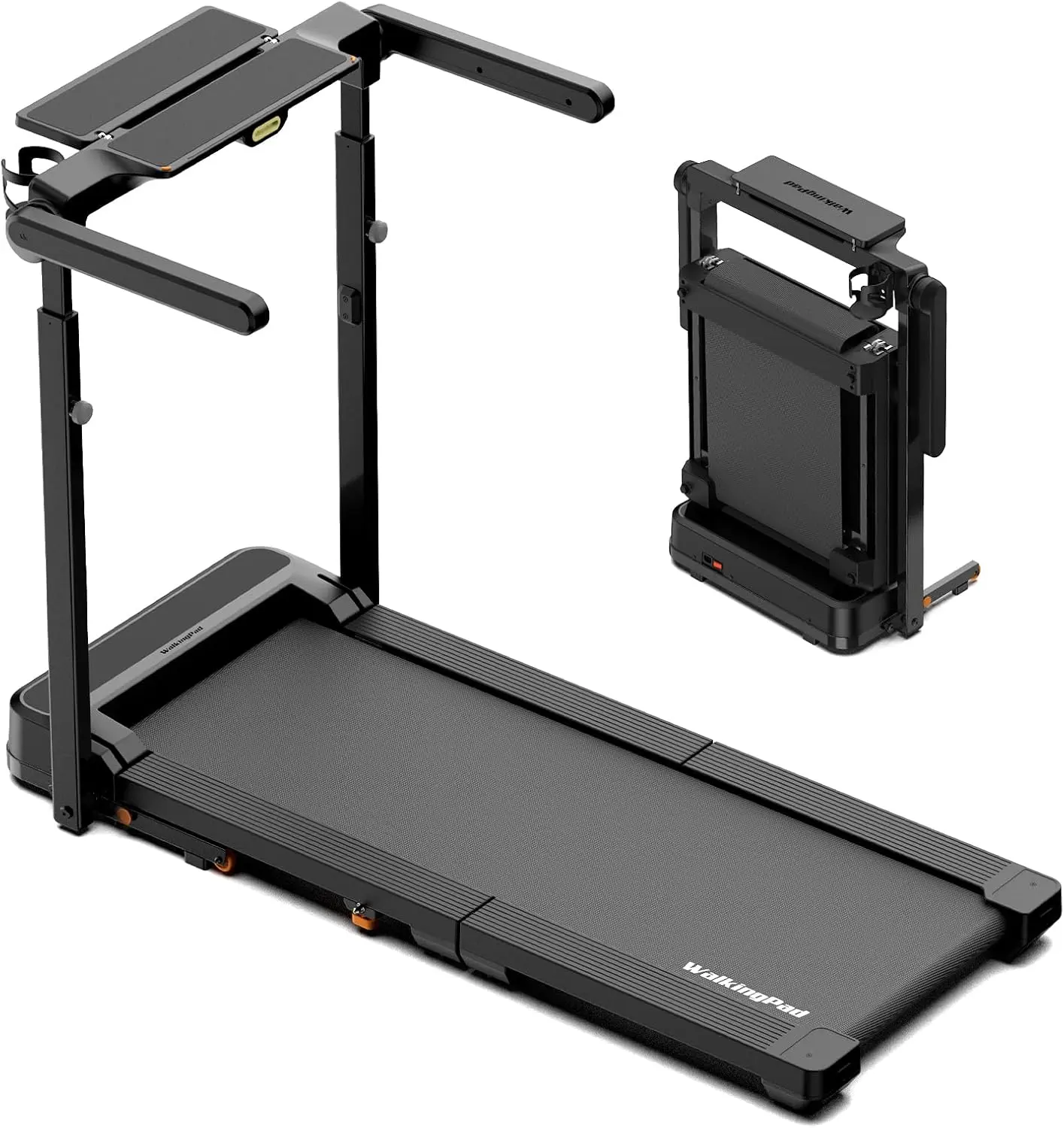 WALKING PAD MX10 Folding Treadmill, Smart Vertical Fold Adjustable Incline, Low Noise Motor LED Display, 300lbs Capacity, Adjustable Handles Dual Shock Absorption, Home Workout Equipment#HomeGym #FitnessTreadmill #WalkingPad #HomeWorkout