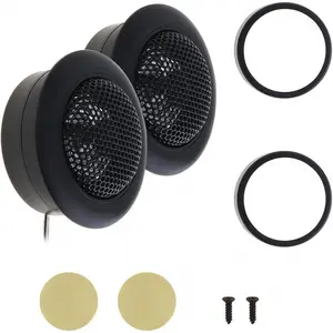 Car Tweeters, 2pcs 800W T-120 Dome Tweeter Speakers Audio Loudspeaker Car Stereo Treble Speaker for Car Audio System