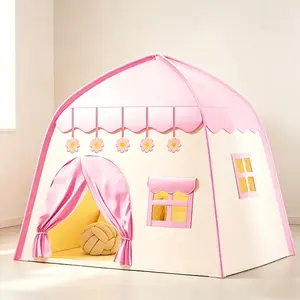 Princess Fairy Tale Toy Castle, Flower House for Kids, Outdoor Playhouse, Indoor Playhouse, Beach Toys, Perfect Holiday Gift for Boys and Girls