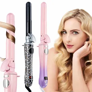 25mm Automatic Rotating Curling Iron with LED Display, Long Hair Waver, Easy-To-Use, Multiple Temperature Settings, Auto Shut off, Hair Curlers