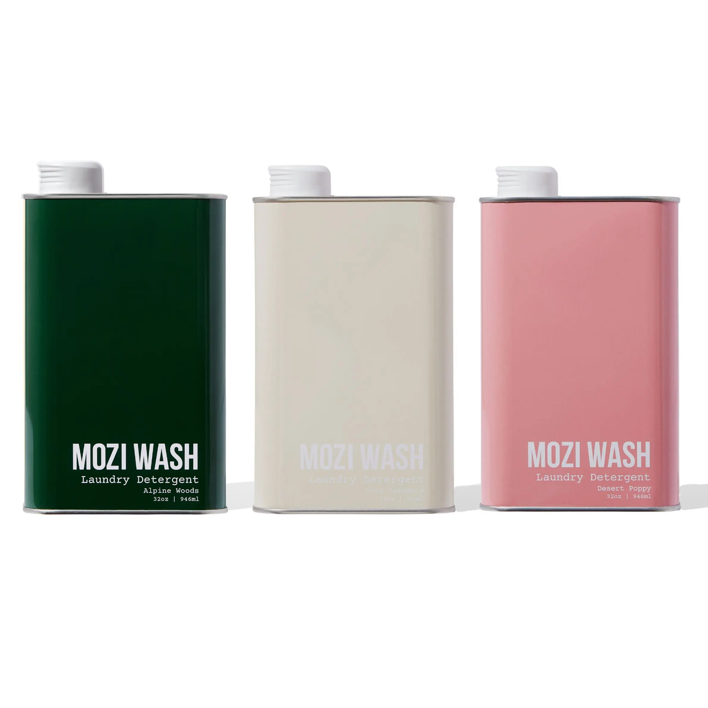 3 Pack Mozi Wash 32 oz Scented Liquid Laundry Detergent (150+ Loads Total)