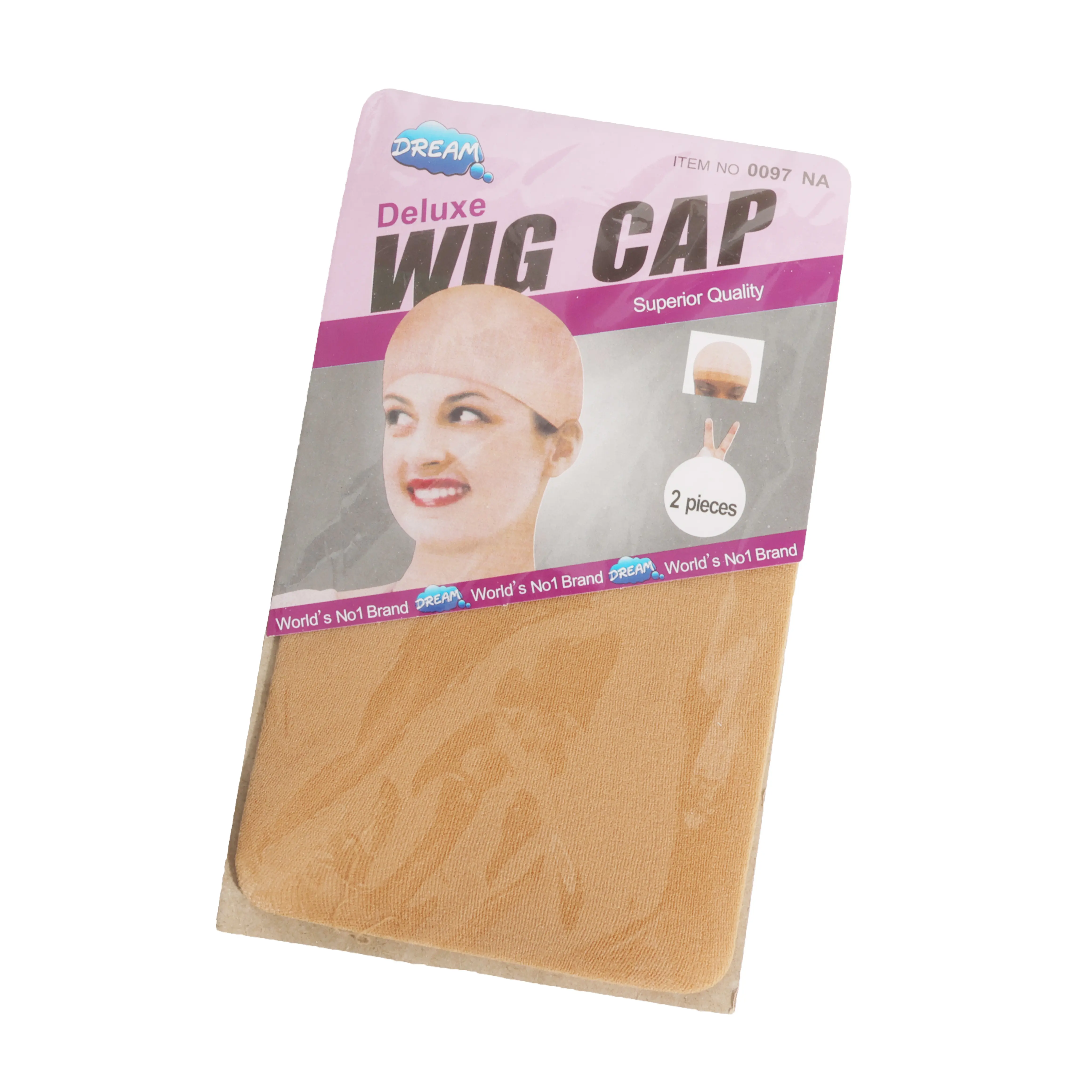 Rhiso Hair Women's Transparent Lace Wig Cap, High-Quality 1-Count Light Brown Lace Front Wig Accessory