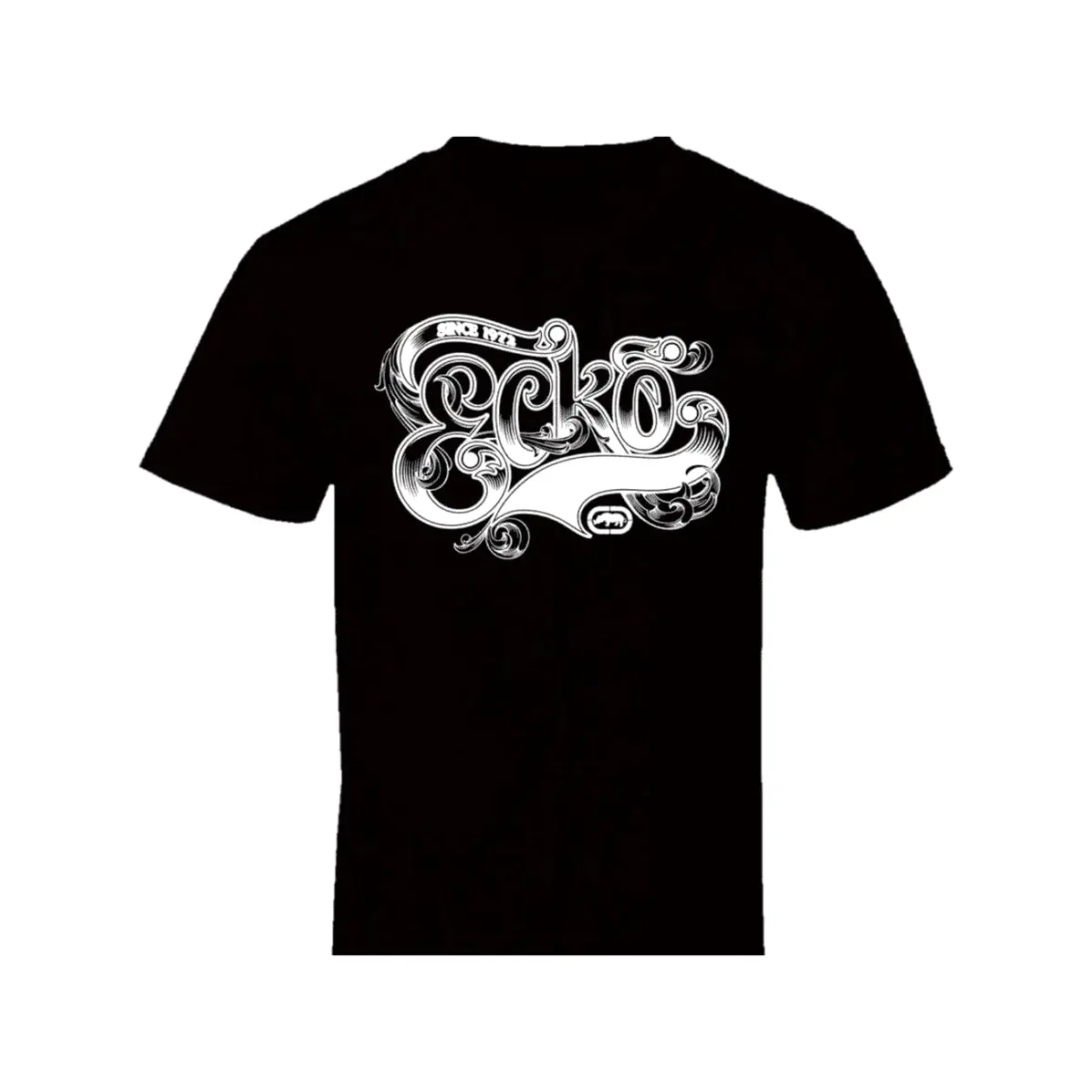 Lady's Black Graphic T-Shirt, Casual Regular Fit Round Neck Top in Lightweight Combed Cotton, Soft Streetwear Style