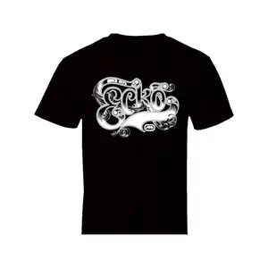 Women's Black Cotton Short-Sleeve Graphic Geometric Print T-Shirt - Regular-Fit Round Neck, Soft Light Fabric, Casual Streetwear Top, Stylish Essential