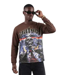 WATSON TAKEOVER LONGSLEEVE T-SHIRT (MOCHA)