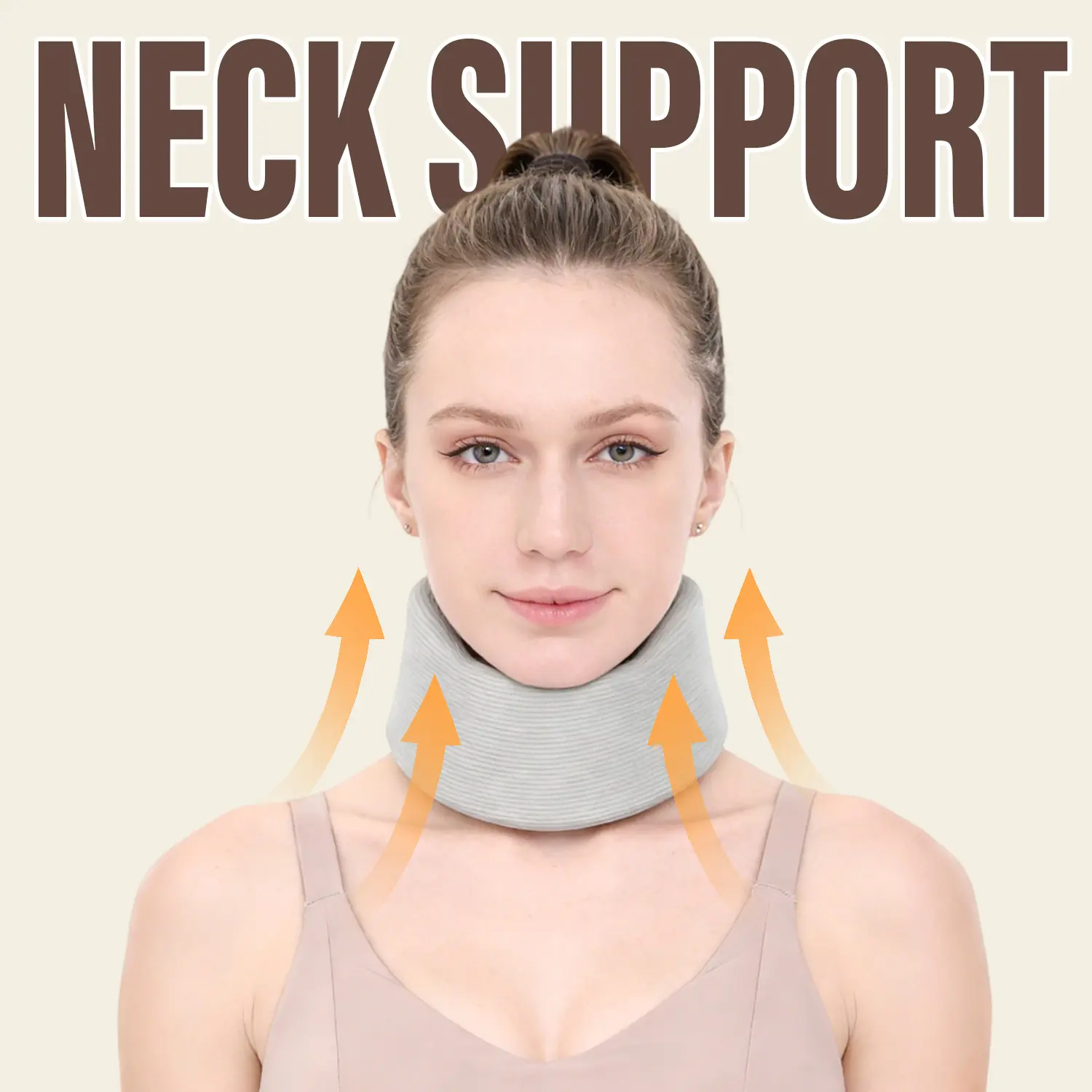 Neck Brace - Soft, Breathable Cervical Collar  Support for Comfortable Sleep - Ideal for Office Workers