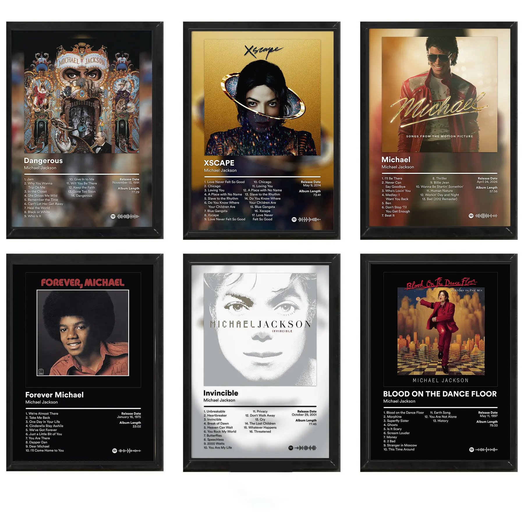 Michael Jackson King Of Pop Music Album Cover Poster Wall Art HD Print Unframed Aesthetic Room Home House Modern Wall Decor Trendy Gift.