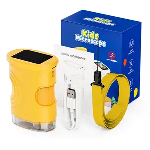 Portable Handheld Microscope, Rechargeable Digital Microscope, 1000x Magnification, 2.0 Inch IPS Screen, Ideal for Science Kits, Perfect Holiday Gift