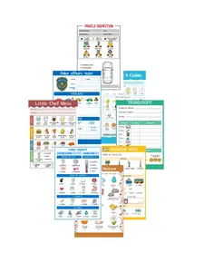 8 Count Playtime Notepads for Kids - 40 Pages of Imaginative Role Play - Durable Tear-Off Pages - Perfect for Preschool Kindergarten & Homeschooling - Enhances Creativity & Social Skills