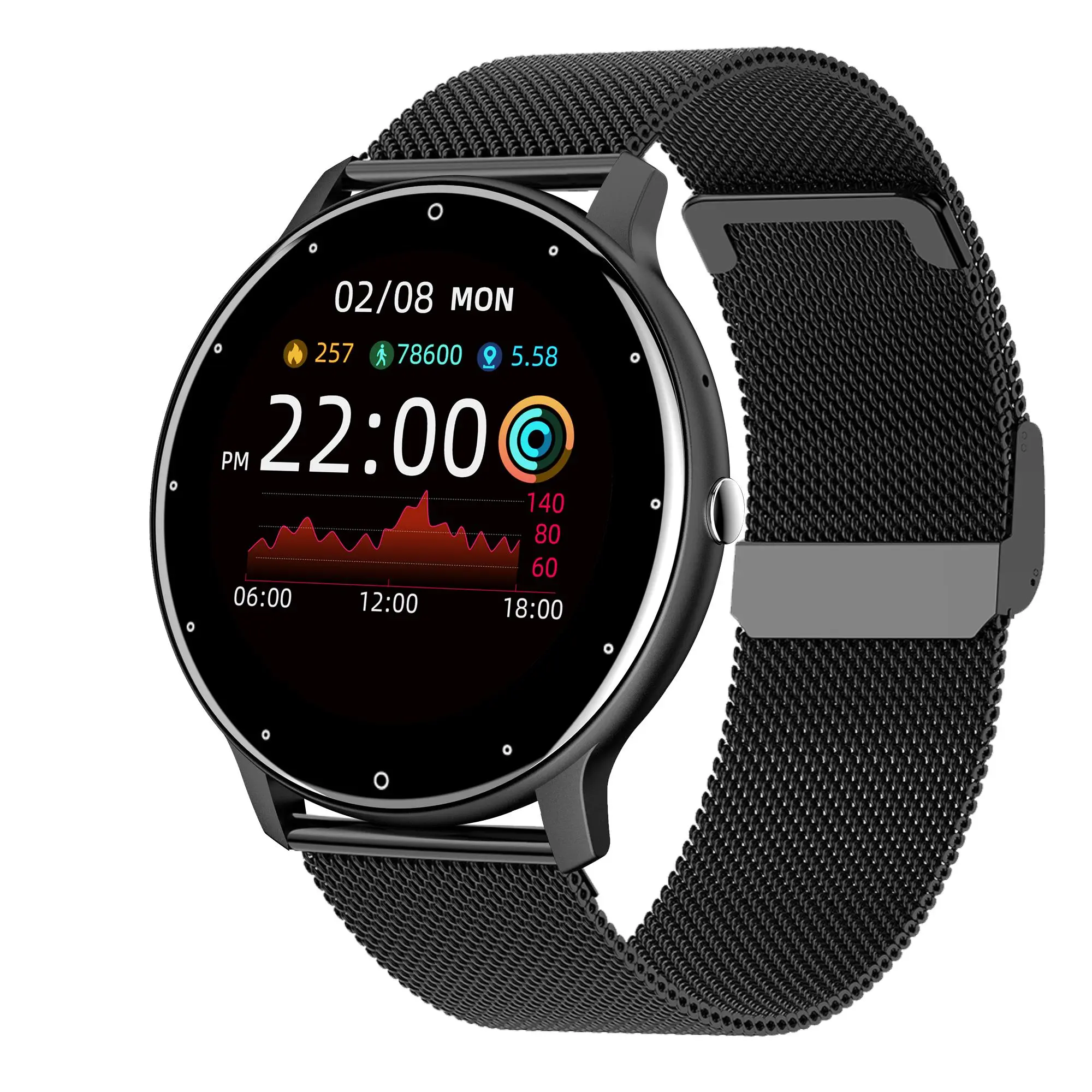 LIGE Multifunctional Smart Watch, Multifunctional Smartwatches, Health Fitness Smartwatch, Sports Tracking Wristwatch, Digital Watch with Phone Call & Notifications Function, IP67 Waterproof for Women & Men