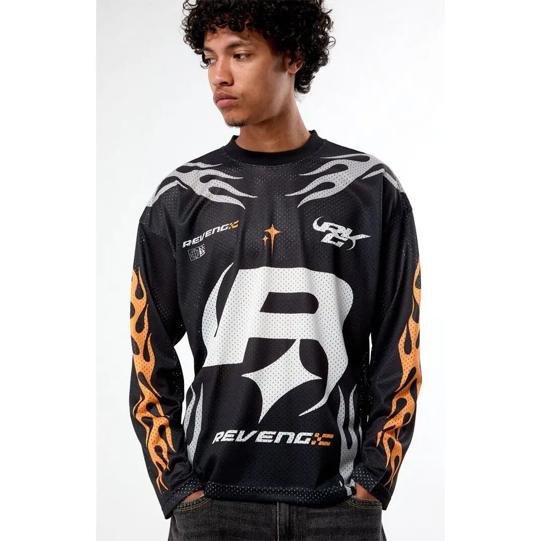 Pacsun Men's Revenge Long Sleeve Mesh Jersey