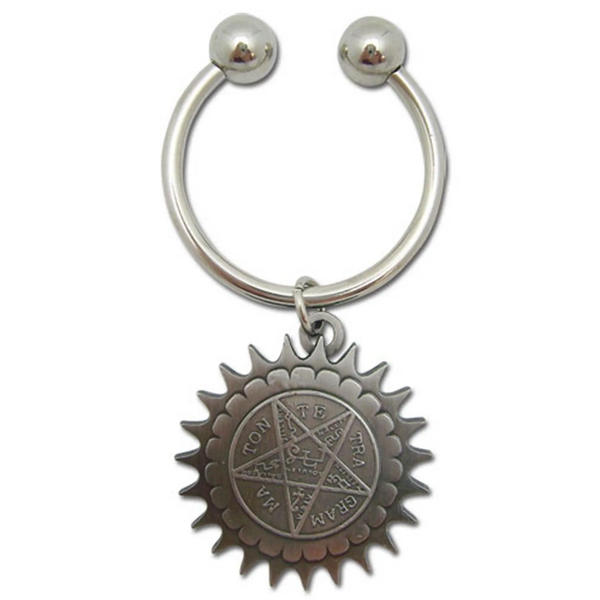 Black Butler - Pentagram Metal Keychain