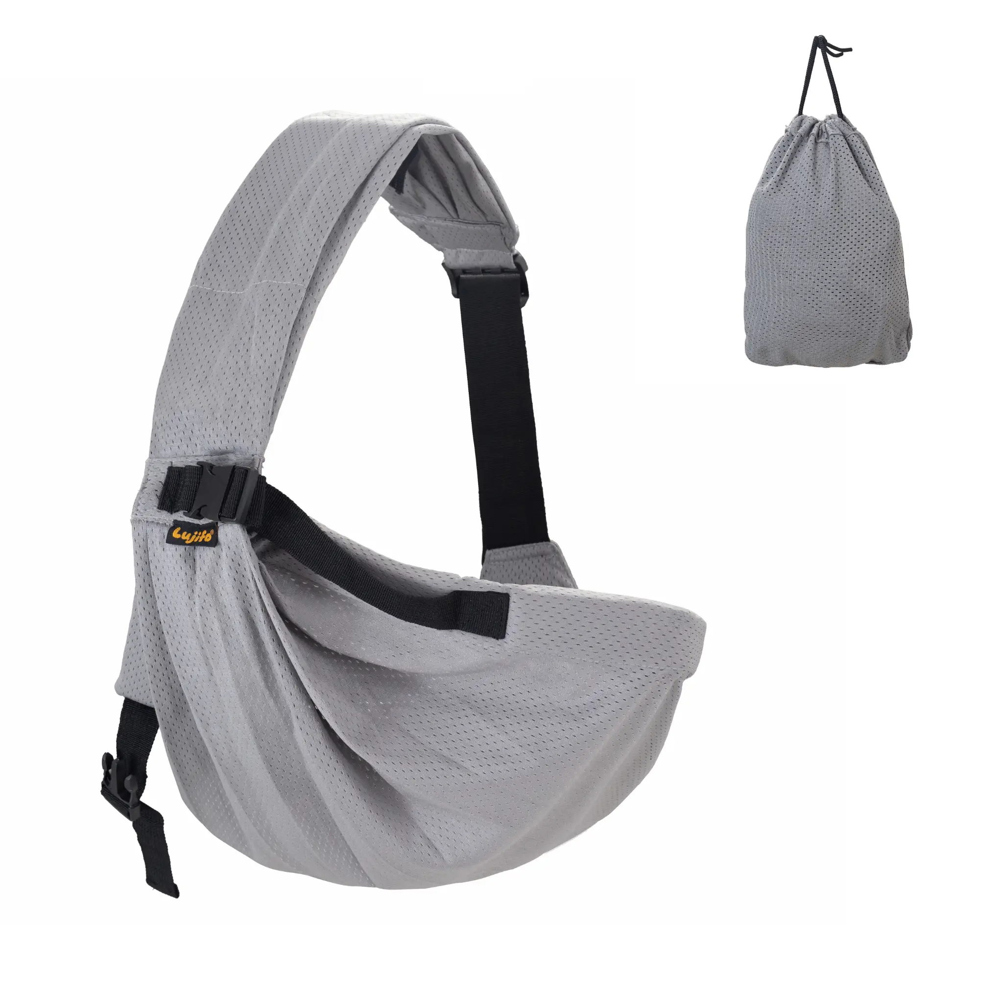 Breathable Mesh Baby Sling Carrier – Lightweight, Foldable Design, Suitable for Newborns and Toddlers