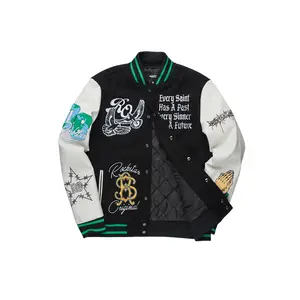 Warpath Black Varsity Jacket