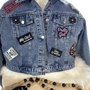 Customized Patched Denim Jacket for Women - PATCHWORKZ - Womenswear, Casual