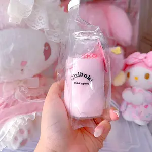 Creamy Strawberry Milk Squishy Toy