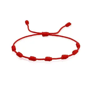 Red String Bracelets Red Cord Bracelet Adjustable Knot String Bracelet Amulet for Protection, Evil Eye and Good Luck
