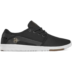 ETNIES Scout Black Mesh Sneakers with STI Evolution Foam Midsole & Lycra Spandex Interior for Comfort and Airflow Sports Shoes Trainer