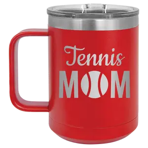 Mom Tennis2 15 oz Mug | Red