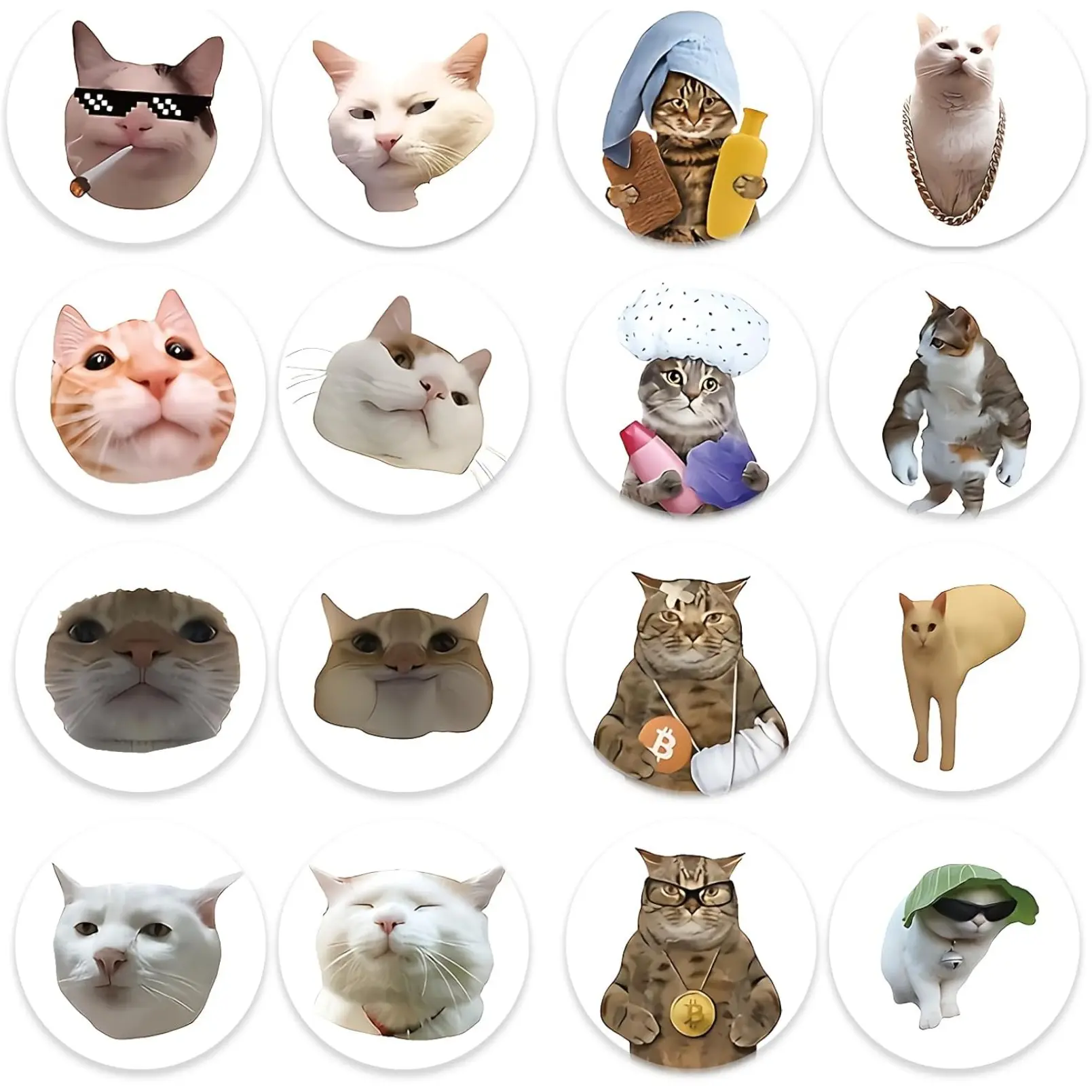 1000pcs Cute and Fun Cat Stickers,Gifts for Children for Teen Birthday Parties,Kawaii Sticker Pack,Water Bottle, Laptop, Phone, Skateboard, Bicycle Stickers (1K Cat 1)
