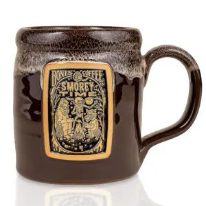 Bones Coffee Company | S'morey Time Handthrown Ceramic Coffee Mug 14oz Dishwasher Safe