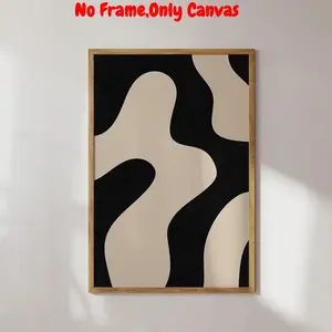 Abstract Wave Pattern Unframed Painting, Modern Canvas Wall Art, Wall Decor for Home Living Room Bedroom Study Room, Home Decor, Ornaments