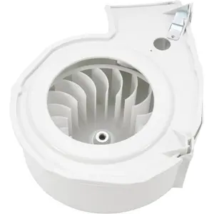 HECASA 131775600 Blower Wheel and Housing Compatible with Specific Electrolux and GE Manufactured Dryer Models including Frigidaire Replacement for WE14X10025 White PP Plastic Assembly