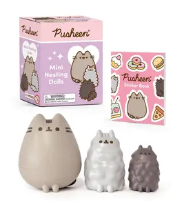 Pusheen Mini Nesting Dolls (RP Minis) – Cute Collectible Matryoshka Set | Stackable Cat Figures Gift for Fans, Home Decor & Desk Decoration