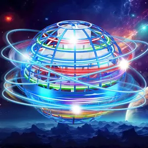 Cool Galaxy Flying Ball Hover Toy - LED Magic Boomerang Spinner, Durable Indoor Outdoor Fun for Kids & Teens, Perfect Birthday Gift & Party Favor