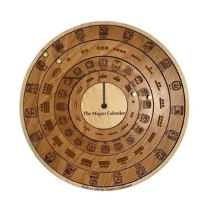 Mayan Calendar Round – Interactive Wooden Replica