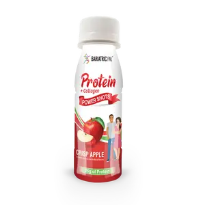 BariatricPal 25g Whey & Collagen Complete Protein Power Shots - Crisp Apple