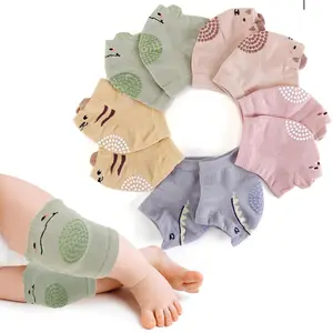 Crawling Knee Pads for Babies (5 Pairs) – Soft & Stretchy Toddler Knee Support for 3-12 Month Old Boys & Girls, Baby Walking Essentials