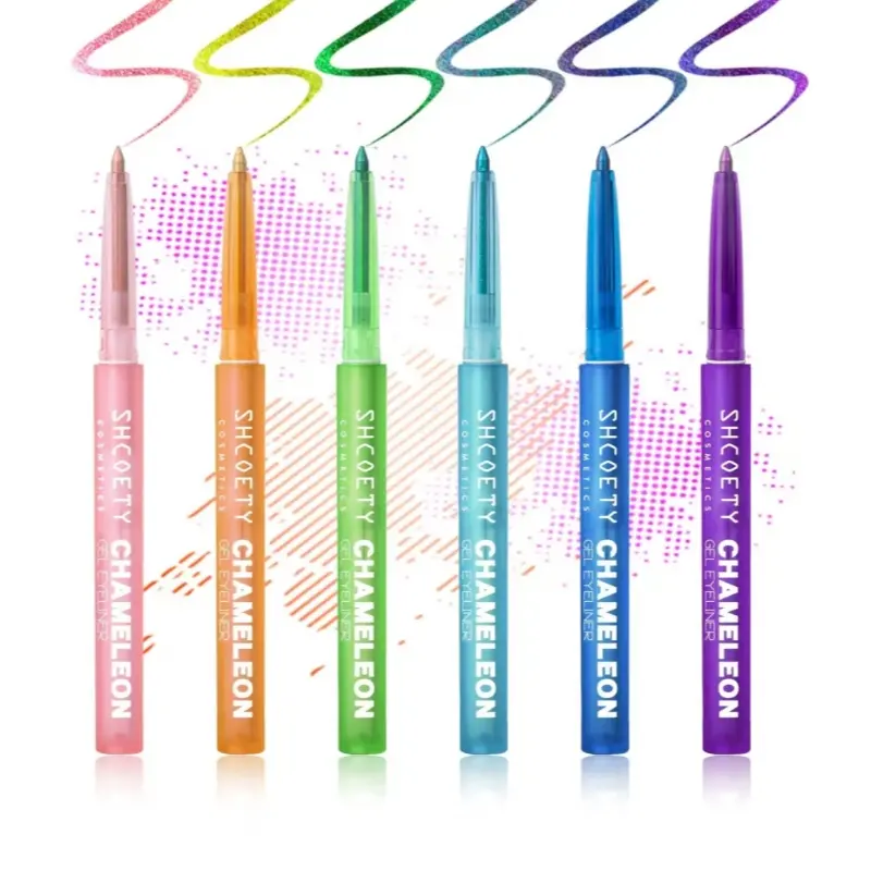Chameleon Eyeliner Pen Multi-Color Graphic Eyeliner Waterproof Long-Lasting Smooth Application Perfect for Parties Festivals Makeup Beauty Essentials