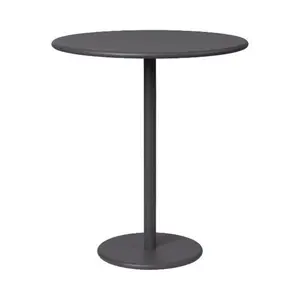 212 MAIN Blomus Aluminum Portable Lightweight Weather Resistant Outdoor Side Table, 17.7x15.8 in. Dia., Magnet, Patio Outdoor Furniture, Portable Table, Lightweight Outdoor Table