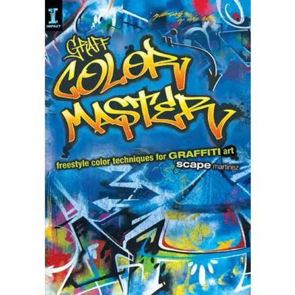 USED Book - GRAFF COLOR MASTER: Freestyle Color Techniques for GRAFFITI Art by Scape Martinez (Paperback) - english