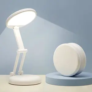 Battery Operated Lamp Rechargeable Lamp Foldable & Portable Light, 8 Brightness Dimmable Cordless Lamp Rechargeable Light Wireless Lamp Mini Lamp, Battery Lamp Battery Lights Nail Light for Desk, LED