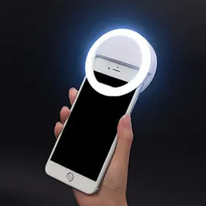 USB Rechargeable Selfie Ring Light, Selfie Ring Light, Night Selfie Enhancing Light for Phone Photography, Selfie Fill Light