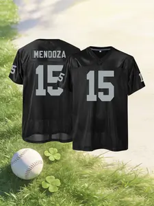 Men's Las Vegas#15 Embroidered American Football Jersey Loose Breathable Short Sleeve Pullover Sportswear Classic Retro Mesh Shirts For Adults Soccer Uniform Suitable for Street Wear Hip Hop Football Style Daily Party Training