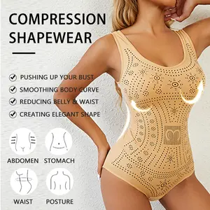 Plus Size Shapewear Bodysuit for Women, Tummy Control Butt Lifting High Waist Shaper, Slimming Body Shaper Corset, Strong Compression, Daily & Party Wear