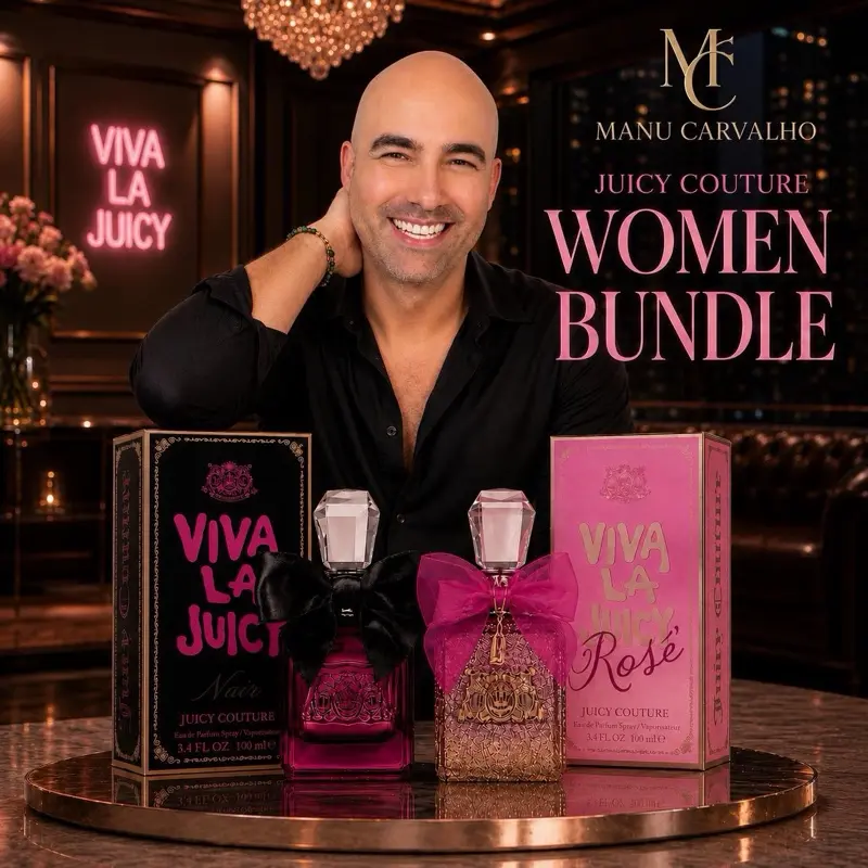 Juicy Couture Duo Bunde Rose + Noir EDP 100 ML Spray For Women