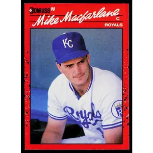 Mike Macfarlane 1990 Donruss #498 Kansas City Royals