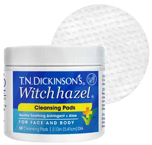 T.N. Dickinson's Witch Hazel Cleansing Pads, 60 Count
