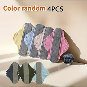 4Pcs Washable Graphene Cloth Pads - Aseptic, Leak-Proof, Waterproof Washable Cover Pad for Elderly Home Care Supplies