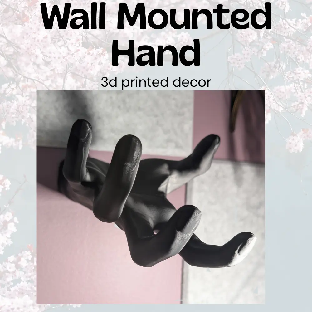 Vessel Hands - Wall Mounted 3d printed decor