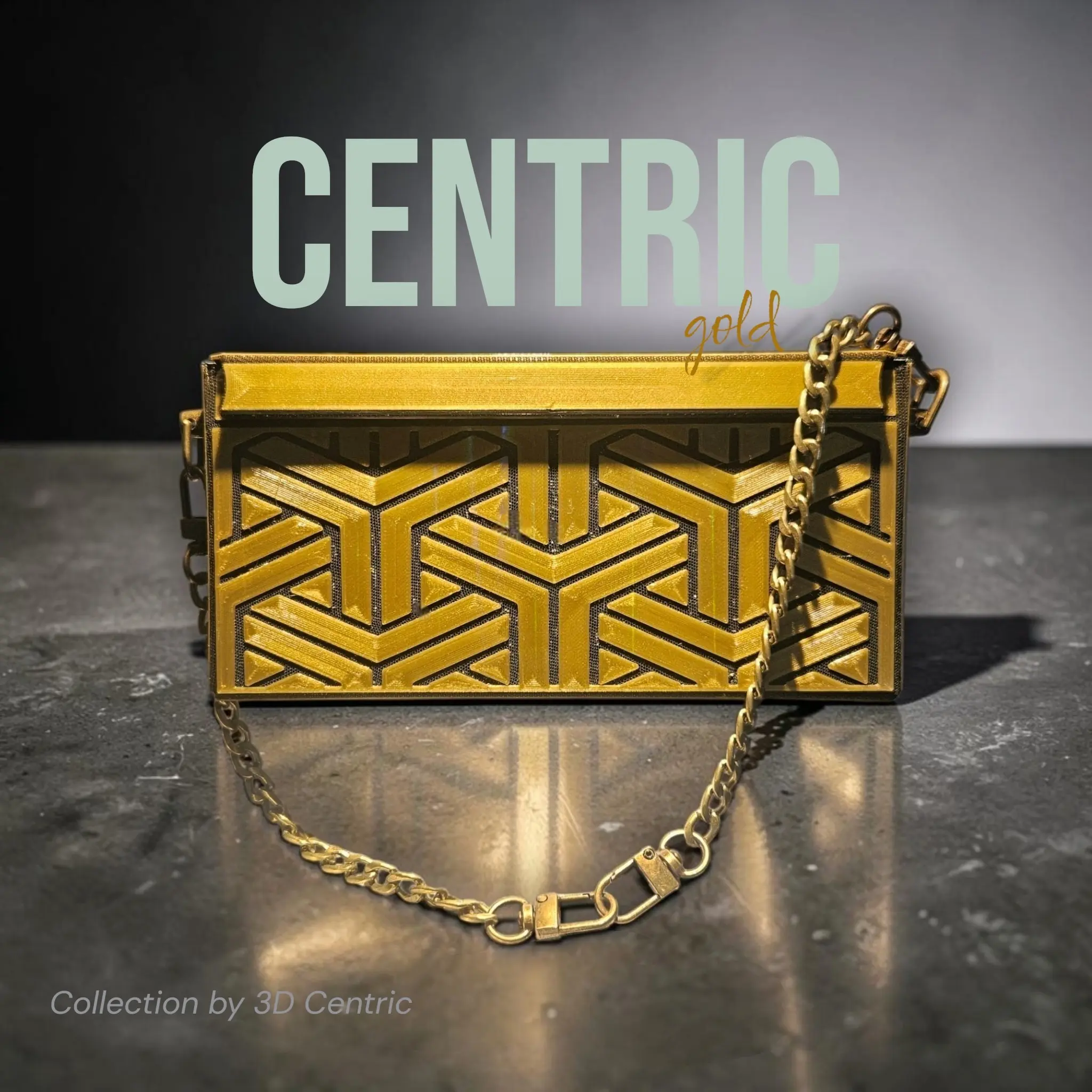 Art Deco Clutch - Handcrafted Statement Piece