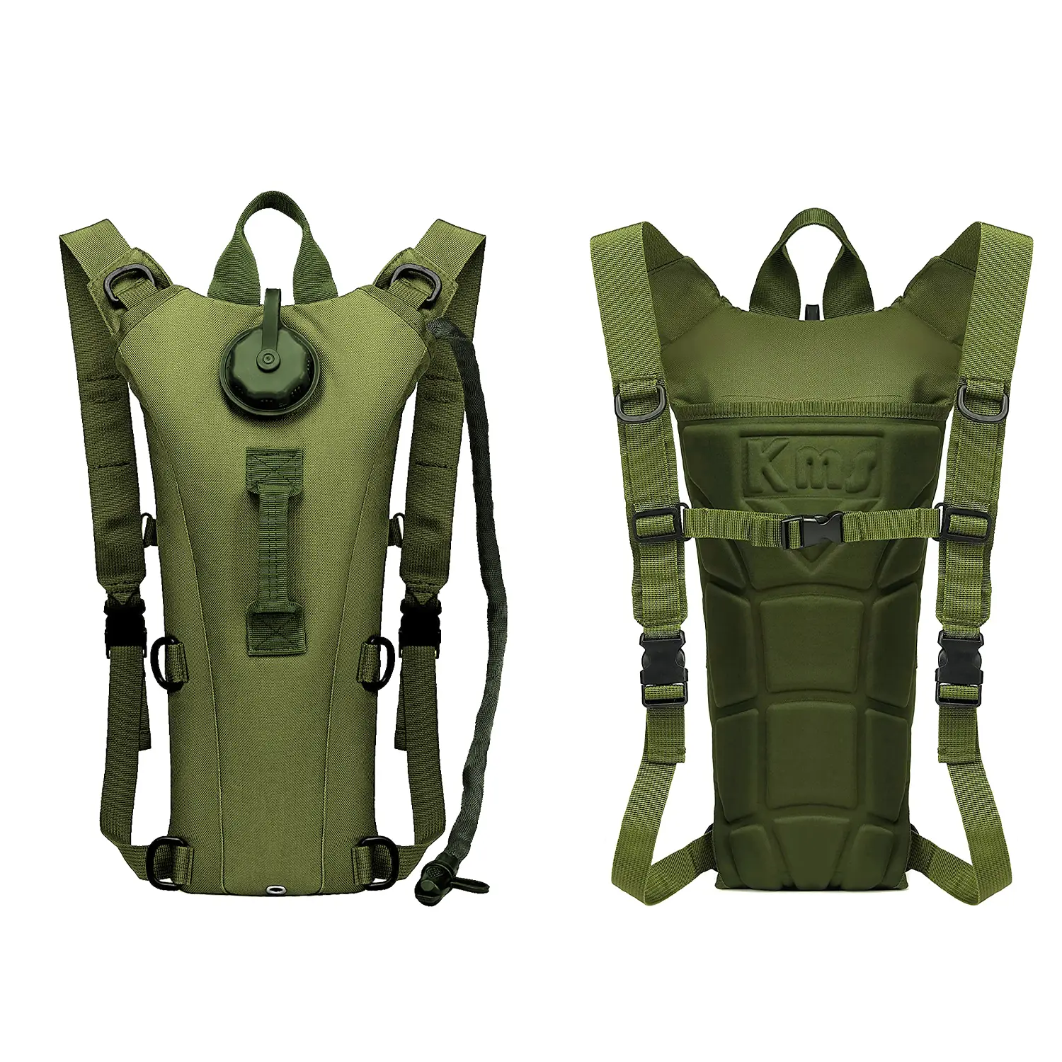 3L Tactical Hydration Backpack for Men & Women - Lightweight, Adjustable Water Bladder Pack with Chest Strap, Leak-Proof Oxford Fabric Fit for outdoor