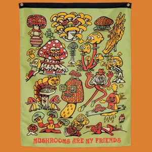 Mushrooms Are My Friends Banner