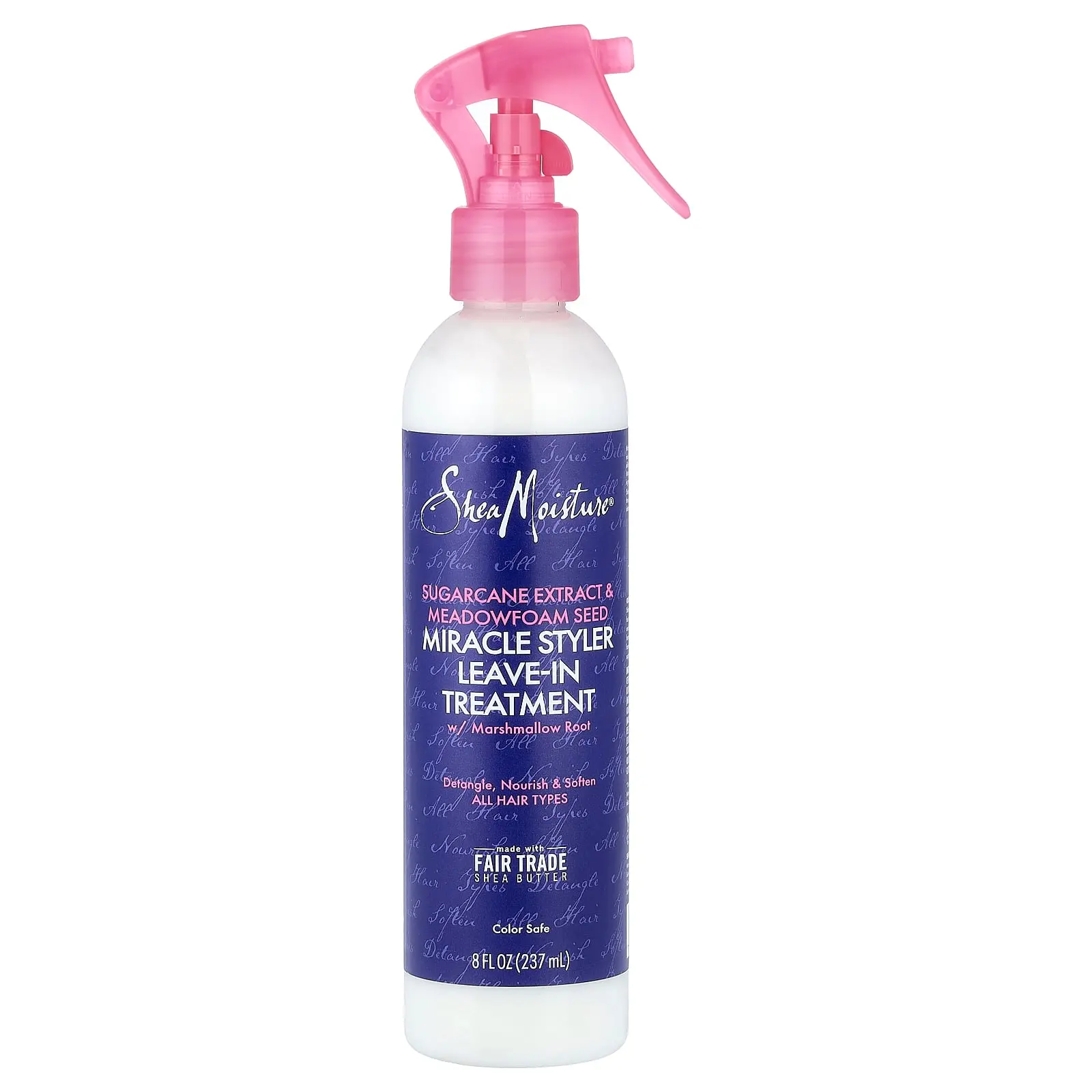 SheaMoisture Miracle Styler Leave-In Treatment, Sugarcane Extract & Meadowfoam Seed, 8 fl oz (237 ml)